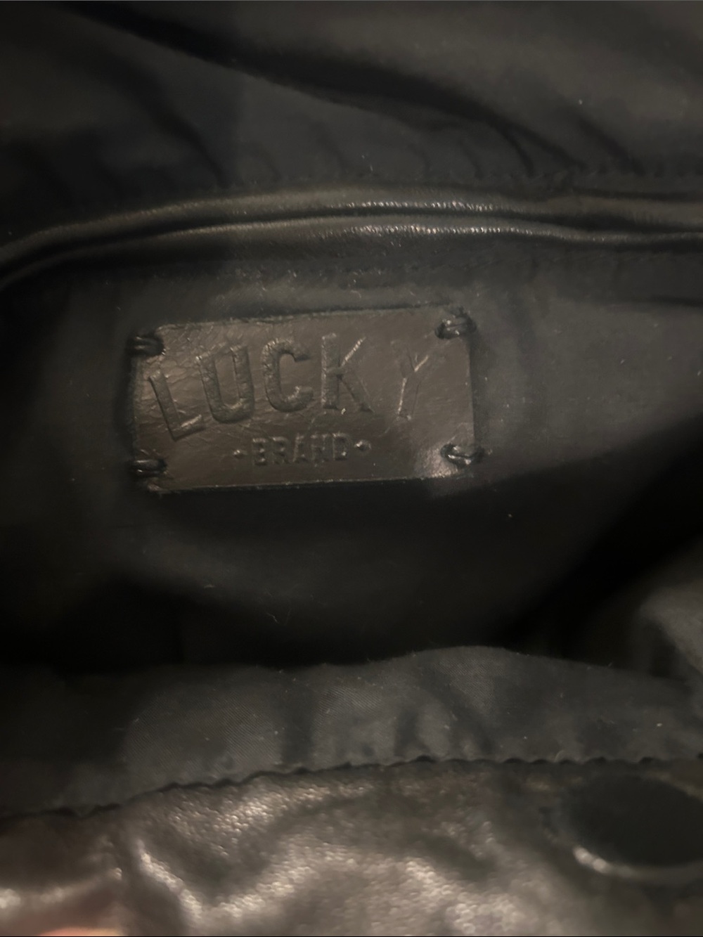 Lucky Brand Black Leather Men’s Bag - Classic Black